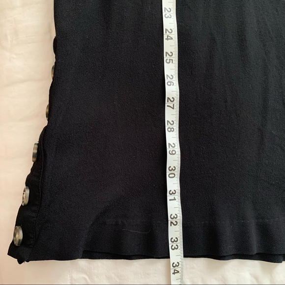 Madewell Black Side Button Easy Dress - Picture 12 of 12